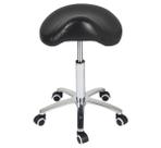 Cadeira Giratória Saddle Stool Antlu - Ajustável e Hidráulica - Preta