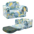 Cadeira infantil Airpanda Comfy com cobertor 2 em 1 de pelúcia macia