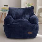 Cadeira infantil Bean Bag MAXYOYO Navy 65x58x55 cm, bolso