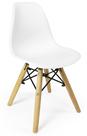 Cadeira Infantil Charles Eames Eiffel Kids Pés De Madeira