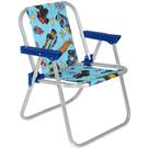 Cadeira Infantil em Alumínio Hot Wheels Azul Bel