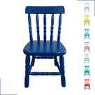 Cadeira Infantil Madeira Resistente Pintura Durável Colorida Escola Educativa Brinquedoteca Lazer Criança Kids Menina Menino