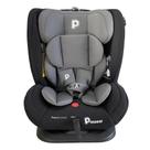 Cadeira Infantil Para Carro Zaya Ajustável de 0 a 36kg Auto Preta e Cinza - Passear