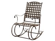 Cadeira International Caravan Santa Fe Iron Nailhead Rocker 61x94x102 cm 15 kg Cadeira International Caravan Santa Fe Iron Nailhead Rocker 61x94x102 cm 15 kg
