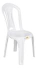 Cadeira Jardim Plastico Branco 89x44cm 182kg