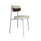 Cadeira Kyta fixa C/4 Pés 50 X 44,7 X 83,8 cm Pés Brancos