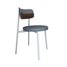 Cadeira Kyta fixa C/4 Pés 50 X 44,7 X 83,8 cm Pés Brancos