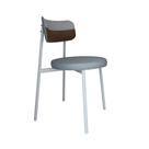 Cadeira Kyta fixa C/4 Pés 50 X 44,7 X 83,8 cm Pés Brancos