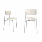 Cadeira Kyta Fixa com 4 Pés 50 X 44,7 X 83,8 Cm com 2 Unidades