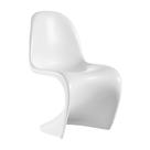 Cadeira Laráz Design Panton Curve Acabamento Fosco Branco
