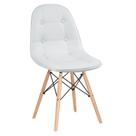 Cadeira Laráz Eames Eiffel Botonê Estofada - Cinza claro Cadeira Laráz Eames Eiffel Botonê Estofada - Cinza claro