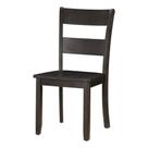 Cadeira lateral de jantar Acme Haddie, conjunto de 2 em nogueira envelhecida