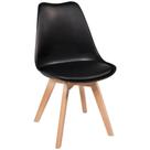 Cadeira Leda Preta Conforto E Estilo Para Seu Ambiente De Trabalho