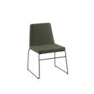 Cadeira Lisboa Linho Verde 84x54x54 cm Daf Mobiliário