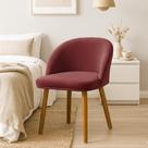 Cadeira Lua Slim Decorativa Tecido Veludo Pés Palito Cadeira Lua Slim Decorativa Tecido Veludo Pés Palito