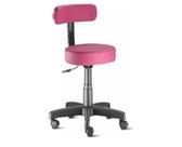 Cadeira Mocho Com Encosto Slin Pink