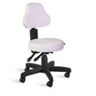 Cadeira Mocho Encosto Alto Back System Revestimento Material Sintético Branco Cadeira Mocho Encosto Alto Back System Revestimento Material Sintético Branco