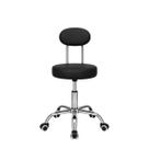 Cadeira Mocho Giratória Com Encosto Ajustável Salão Beleza Cor:Preto Cadeira Mocho Giratória Com Encosto Ajustável Salão Beleza Cor:Preto