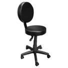 Cadeira Mocho Giratória Ergonomica com Encosto e Regulagem de altura base pentapé For ty Store