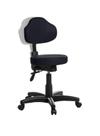 Cadeira Mocho Odontologico Preto Back System Cadeira Mocho Odontologico Preto Back System