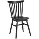Cadeira Modway Amble Windsor Elm Wood preta 48x48x86cm Cadeira Modway Amble Windsor Elm Wood preta 48x48x86cm