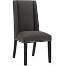 Cadeira Modway Mo-baron Tecido Estofado Madeira Marrom Cadeira Modway Mo-baron Tecido Estofado Madeira Marrom