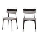 Cadeira Mynna Fixa C/4 Pes 525 X 470 X 790 Mm C/2 Un. Claro/material sintético Preto Crt Cinza Claro/material sintético Preto