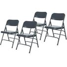 Cadeira National Public Seating 300 Series, conjunto dobrável pesado 4 Cadeira National Public Seating 300 Series, conjunto dobrável pesado 4