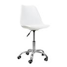 Cadeira Office Com Rodízio Giratória Saarinen Branco