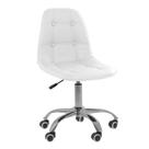 Cadeira Office Eiffel Botonê Oficial Base Branco