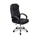 Cadeira Office Get Presidente 2024 360 Preto Base Cromada