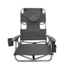 Cadeira Ostrich Deluxe OYB Grey com bolsa térmica e alças de guarda-chuva