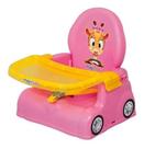 Cadeira Papinha Rosa Girafa Alça Ajustável 4777 Magic Toys