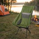 Cadeira para Camping Dobrável com Tela Sortida Assento Portátil Confortável para Lazer e Atividades ao Ar Livre