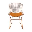 Cadeira para Cozinha Bertoia maciça cor cobre - Poltronas do Sul