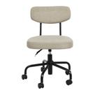 Cadeira para Escritório Decorativa Linho Giratória Fit Cadeira para Escritório Decorativa Linho Giratória Fit