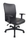 Cadeira para Escritório e Home Office Linha Calábria Preto Cadeira para Escritório e Home Office Linha Calábria Preto