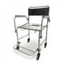 Cadeira para Higiene Dobrável D40 - Suporta até 120kg Dellamed