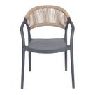 Cadeira para Jardim com Encosto Fixo Juna
