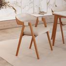 Cadeira para Mesa de Jantar Gaia Yescasa Bege