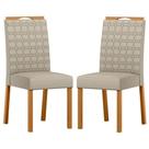 Cadeira Para Mesa De Jantar Mariana Kit 2 Peças Ype Veludo Nude New Ceval Cadeira Para Mesa De Jantar Mariana Kit 2 Peças Ype Veludo Nude New Ceval
