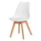 Cadeira Para Mesa De Jantar Sala Cozinha Eames Eiffel Wood Leda Saarinen Design Branco Cadeira Para Mesa De Jantar Sala Cozinha Eames Eiffel Wood Leda Saarinen Design Branco