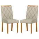 Cadeira Para Mesa De Jantar Sarah Kit 2 Peças Ype Veludo Nude New Ceval Cadeira Para Mesa De Jantar Sarah Kit 2 Peças Ype Veludo Nude New Ceval