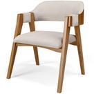 Cadeira Para Sala de Jantar e Estar Living Estofada Suran L02 Linho Cru - Lyam