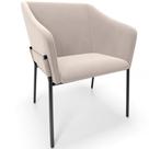 Cadeira Para Sala de Jantar Estar Living Olívia L02 Suede Bege - Lyam Decor