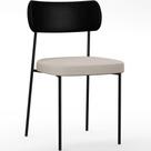 Cadeira Para Sala De Jantar Melina L02 Preto Cru