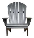 Cadeira Pavão Adirondack Jardim Externa Cinza Patativa Adirondack Pavão