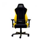 Cadeira Pcyes Mad Racer V8 Turbo Suporta Até 120kg Altura E Inclinação Descanso De Braço 4d Amarela V8tbmadam