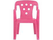 Cadeira plástica Kids Mor - Rosa