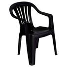 Cadeira Plastica MOR ATE 182KG - 15151104 Preto